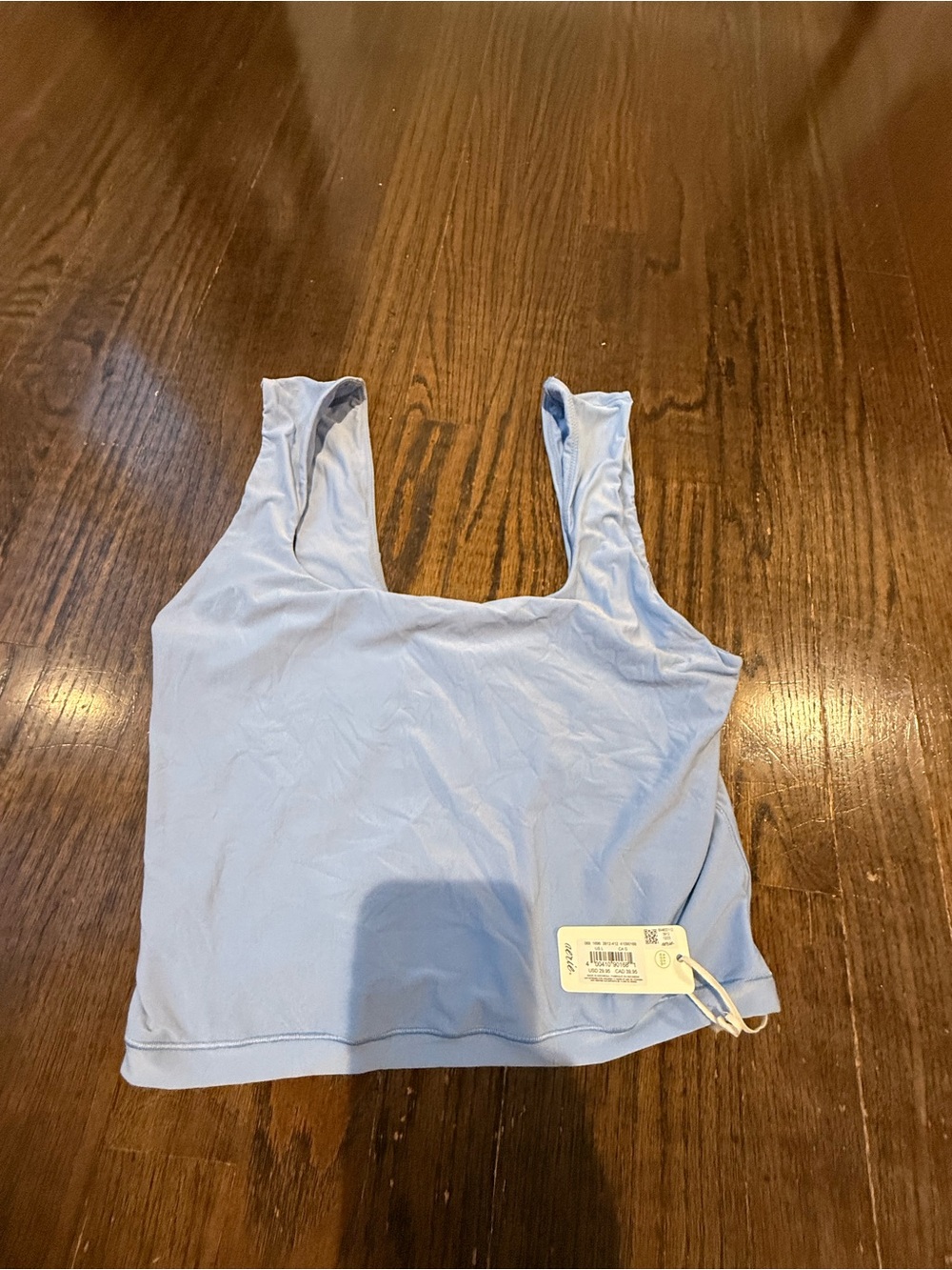 aerie Light Blue Crop Tank Top